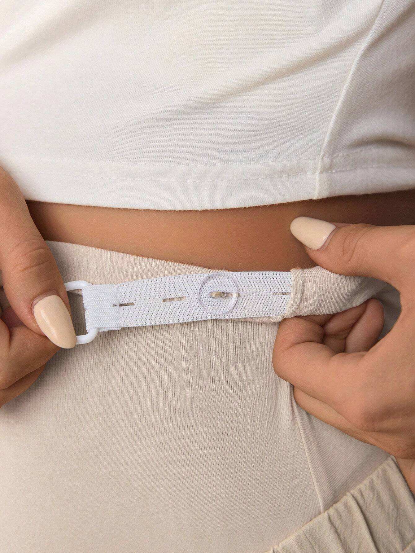 سروال حمل عارض مريح برباط مطاطي قابل للتعديل و القوس الربط لدعم البطن و الخصر العالي و الساق المستقيمة - Pink&blue