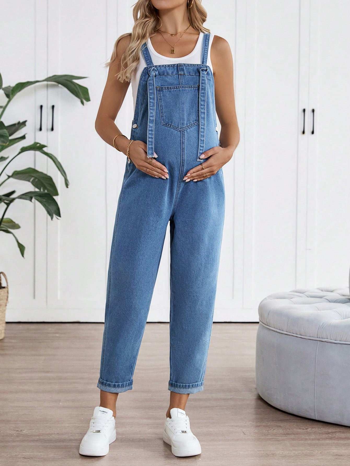 معطف الحمل الكاجوال والبذلة ، منسدل جينز أزرق ، ملابس شاطئ للحامل ، ملابص صيف/صيف للنساء ، مناسبة للحفلات والعطلات والمواعيد وعيد الحب وحفلات الشاي بعد الظهر ، مناسبة للصيف والربيع والعطلات الصيفية على الشاطئ ، أزياء موضة ، هدية عيد الأم/الأم/الأم/الأموم - Pink&blue