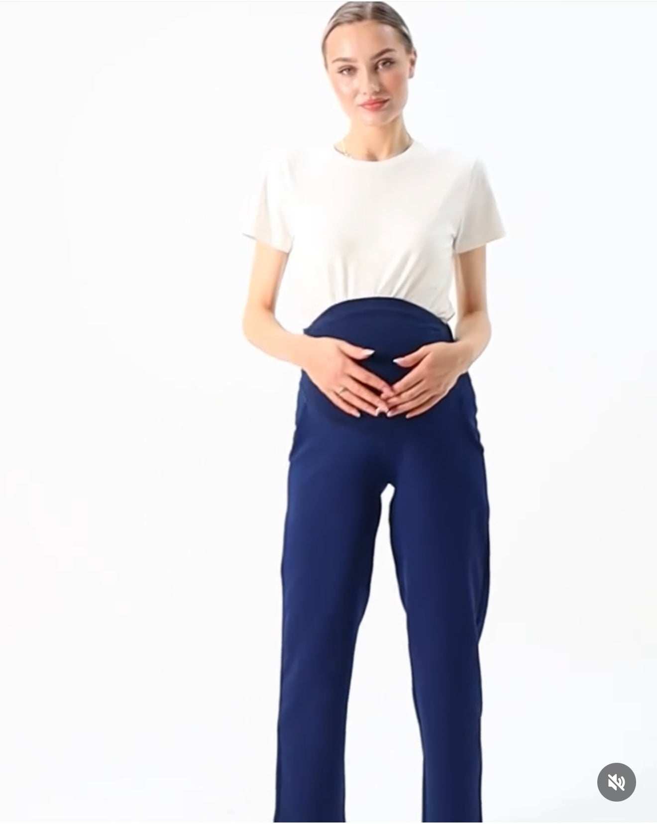 بنطرون نيلي تركي قماش - Pink&blue