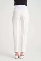 بنطرون ابيض قماش تركي - Pink&blue