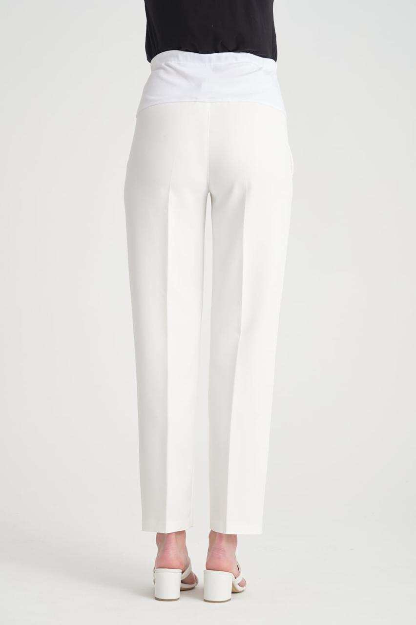 بنطرون ابيض قماش تركي - Pink&blue