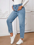 بنطلون جينز للأمومة - Pink&blue