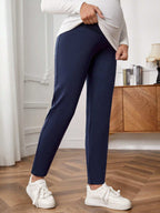 بنطلون نحيل بخصر قابل للتعديل للأمومة - Pink&blue