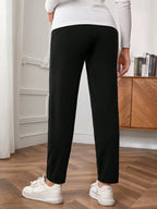 بنطلون بخصر قابل للتعديل للأمومة - Pink&blue