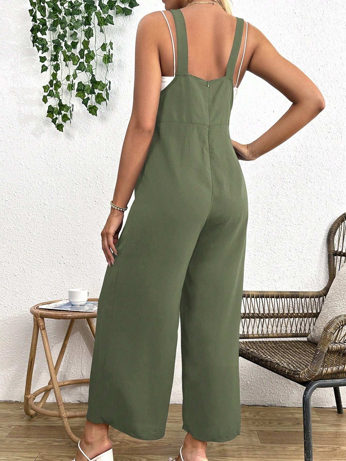 جمبسوت أنيقة بدون أكمام للنساء الحوامل ، ذات حمالات واسعة للحمل - Pink&blue