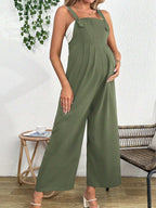 جمبسوت أنيقة بدون أكمام للنساء الحوامل ، ذات حمالات واسعة للحمل - Pink&blue