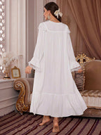 بيجامة فستان طويل - Pink&blue