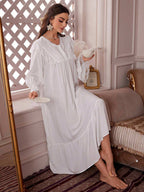 بيجامة فستان طويل - Pink&blue