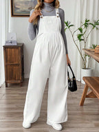 سرواول جينز قصيرة بقصة واسعة سايبة ومريحة - Pink&blue