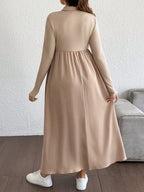 فستان حمل أحادي اللون - Pink&blue