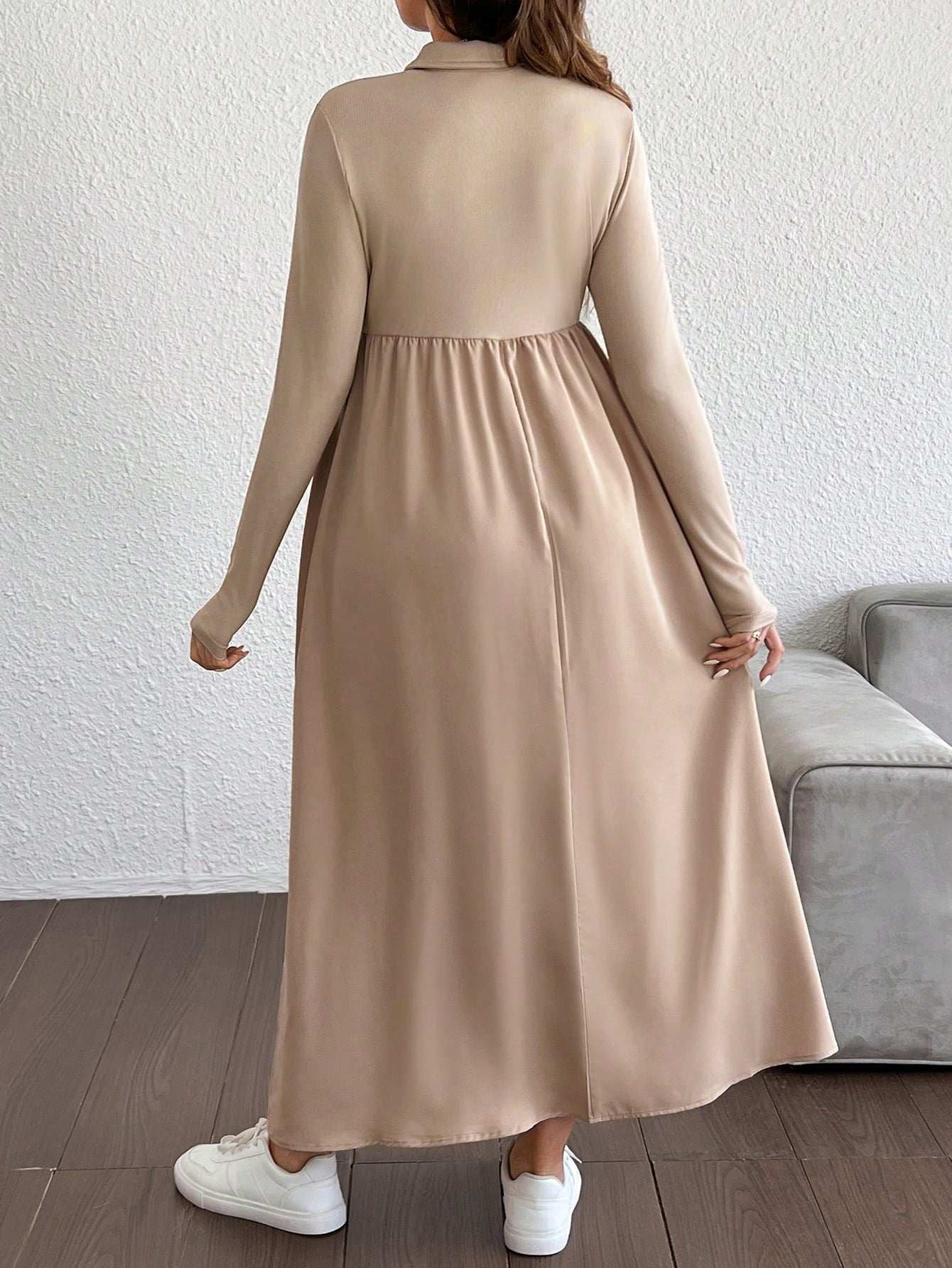 فستان حمل أحادي اللون - Pink&blue