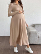 فستان حمل أحادي اللون - Pink&blue