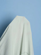 فستان نوم طويل نصف أزرار كبير الحجم مطرز بالشذرات مع ياقة على شكل حرف V للحمل لأوقات الراحة والإجازات - Pink&blue