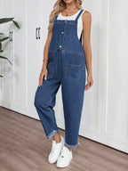 بنطلون قصير للحوامل بلا أكمام و أوفرول أزرق للبس اليومي بأجواء الصيف، يناسب المشاركة في المناسبات اليومية، السهرات الليلية، النوادي الليلية، الحفلات، التجمعات، حفلات المسبح، بداية الدراسة ملابس النساء في المناسبات، المناسبات والاحتفالات، موسيقى المهرجانا - Pink&blue