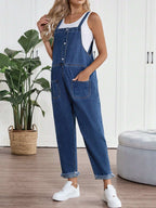 بنطلون قصير للحوامل بلا أكمام و أوفرول أزرق للبس اليومي بأجواء الصيف، يناسب المشاركة في المناسبات اليومية، السهرات الليلية، النوادي الليلية، الحفلات، التجمعات، حفلات المسبح، بداية الدراسة ملابس النساء في المناسبات، المناسبات والاحتفالات، موسيقى المهرجانا - Pink&blue