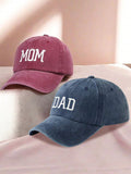 طقم قبعتين بيسبول للثنائي - Dad & Mom