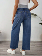 السراويل الجينز الحوامل، ملابس شاطئ للحوامل - Pink&blue