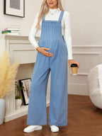 جمبسوت حمل كاجوال بسحاب جانبي وسروال قصير - Pink&blue