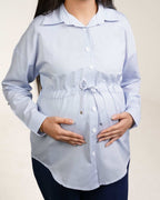 قميص حوامل تركي بلون سماوي - Pink&blue