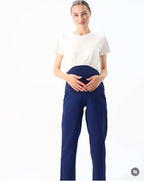 بنطرون نيلي تركي قماش - Pink&blue