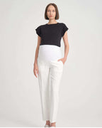 بنطرون قماش تركي ابيض - Pink&blue