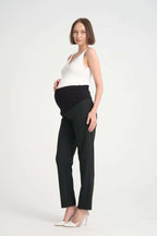 بنطرون اسود تركي قماش - Pink&blue