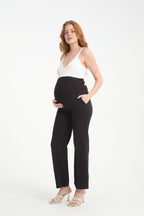 بنطرون قماش لون اسود