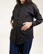 قميص حوامل تركي بلون الاسود - Pink&blue